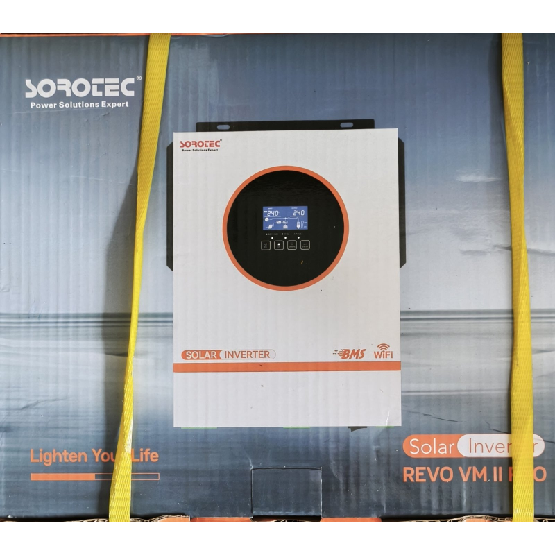 Гібридний інвертор Sorotec REVO VM II PRO 3.2kW/24V (джерело безперебійного живлення) з Wi-Fi 